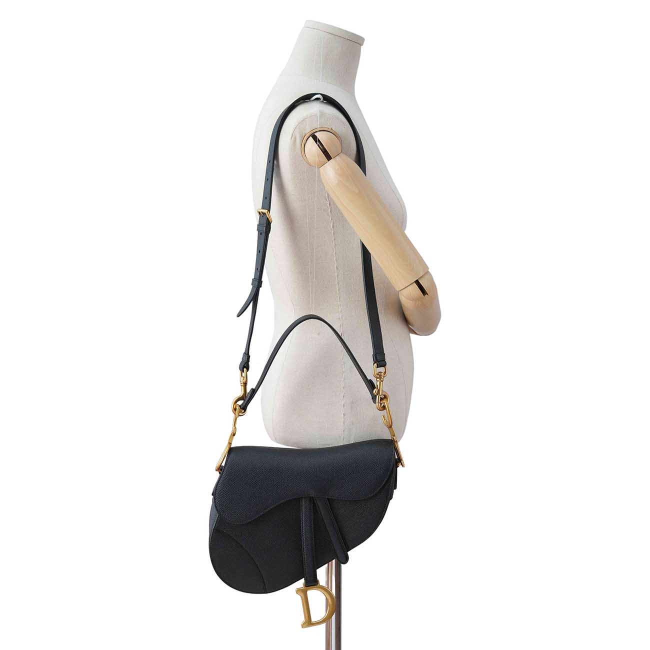 CHRISTIAN DIOR(USED)크리스찬디올 카프스킨 새들 백
